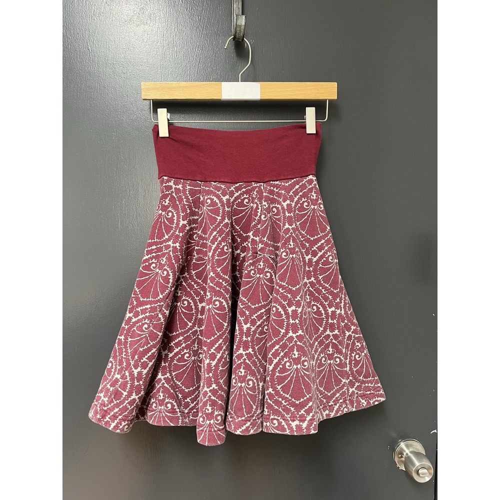Effie's Heart Skirt Women's Sz S Red White Design